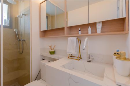Apartamento à venda com 40m², 1 quarto e sem vaga Apartamento à venda com 40m², 1 quarto e sem vagaBanheiro