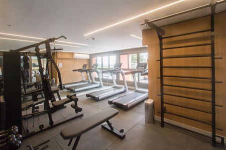 Studio à venda com 50m², 1 quarto e sem vaga Studio à venda com 50m², 1 quarto e sem vagaÁrea comum - Academia