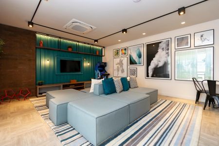 Apartamento à venda com 110m², 2 quartos e 2 vagas Apartamento à venda com 110m², 2 quartos e 2 vagasÁrea Comum - Salão de Jogos