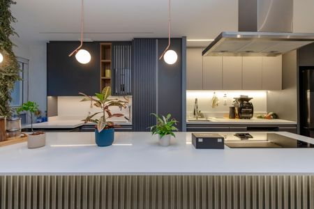 Apartamento à venda com 110m², 2 quartos e 2 vagas Apartamento à venda com 110m², 2 quartos e 2 vagasCozinha