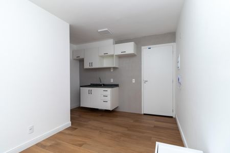 Sala/Cozinha de apartamento para alugar com 1 quarto, 25m² em Barra Funda, São Paulo