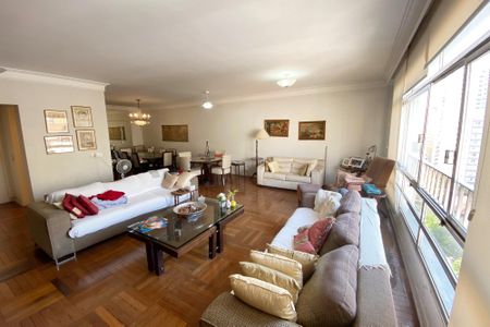 Sala de apartamento à venda com 3 quartos, 185m² em Jardim Paulista, São Paulo