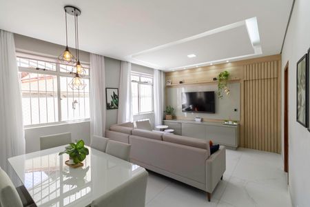 Sala de apartamento à venda com 3 quartos, 120m² em Copacabana, Belo Horizonte