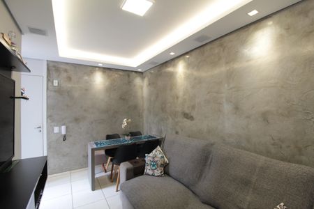 Sala de apartamento à venda com 2 quartos, 47m² em Trevo, Belo Horizonte