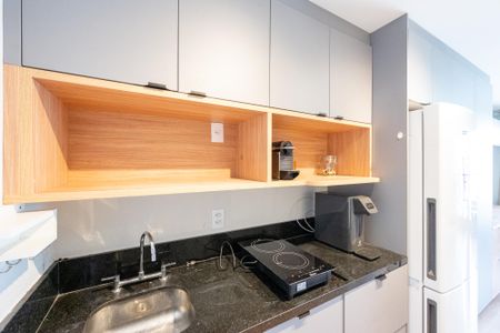 Studio à venda com 26m², 1 quarto e sem vaga Studio à venda com 26m², 1 quarto e sem vagaCozinha