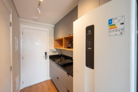 Studio à venda com 26m², 1 quarto e sem vaga Studio à venda com 26m², 1 quarto e sem vagaCozinha