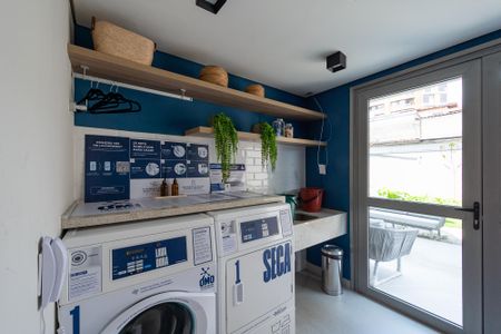 Studio à venda com 26m², 1 quarto e sem vaga Studio à venda com 26m², 1 quarto e sem vagaLavanderia