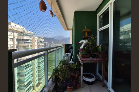 Varanda de apartamento para alugar com 3 quartos, 144m² em Barra da Tijuca, Rio de Janeiro