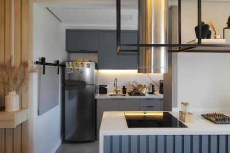 Apartamento à venda com 57m², 1 quarto e 1 vagaCozinha e Área de Serviço