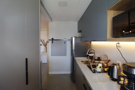 Apartamento à venda com 57m², 1 quarto e 1 vagaCozinha e Área de Serviço