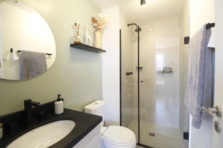 Apartamento à venda com 57m², 1 quarto e 1 vagaBanheiro Social