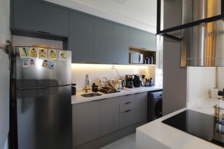 Apartamento à venda com 57m², 1 quarto e 1 vagaCozinha e Área de Serviço