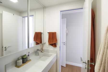 Apartamento à venda com 57m², 1 quarto e 1 vagaBanheiro da Suíte