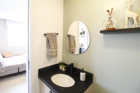 Apartamento à venda com 57m², 1 quarto e 1 vagaBanheiro Social