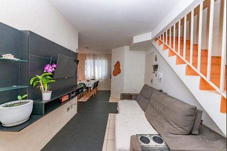 Sala de apartamento à venda com 3 quartos, 110m² em Caiçaras, Belo Horizonte