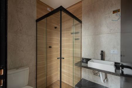 Studio para alugar com 42m², 1 quarto e 1 vaga Studio para alugar com 42m², 1 quarto e 1 vagaBanheiro