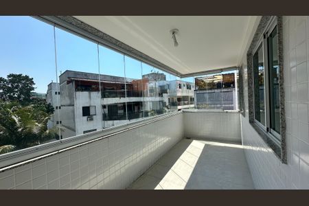 Varanda de apartamento à venda com 3 quartos, 91m² em Recreio dos Bandeirantes, Rio de Janeiro