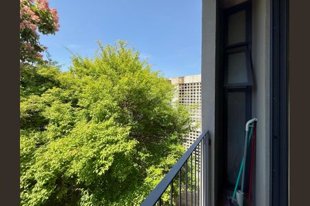 Apartamento para alugar com 35m², 1 quarto e sem vaga Apartamento para alugar com 35m², 1 quarto e sem vagaSacada do Quarto