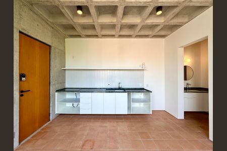 Sala de apartamento para alugar com 1 quarto, 35m² em Brooklin, São Paulo