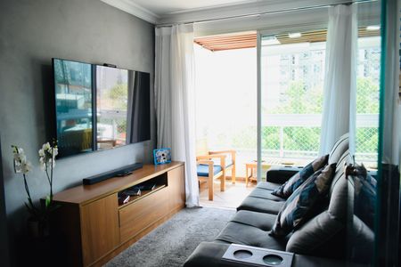 Sala de apartamento à venda com 2 quartos, 75m² em Mirandópolis, São Paulo