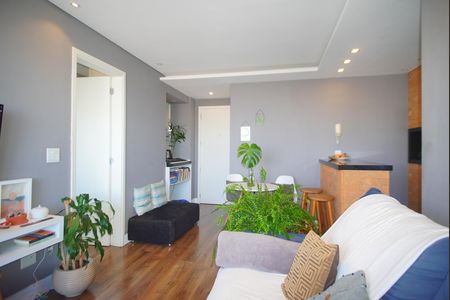 Sala de apartamento para alugar com 1 quarto, 54m² em Petrópolis, Porto Alegre