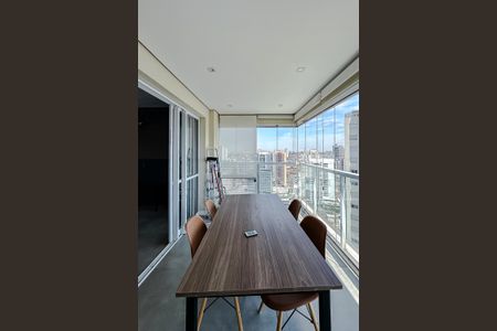 Varanda da Sala de apartamento à venda com 1 quarto, 53m² em Jardim Analia Franco, São Paulo