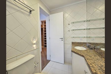 Apartamento para alugar com 120m², 3 quartos e 3 vagasBanheiro da Suíte 1