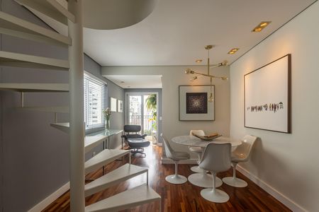 Sala de apartamento à venda com 1 quarto, 90m² em Itaim Bibi, São Paulo