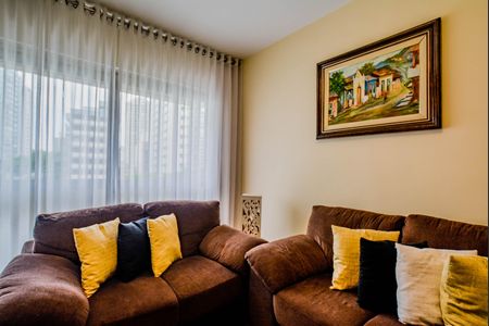 Sala de apartamento à venda com 2 quartos, 85m² em Vila Bastos, Santo André