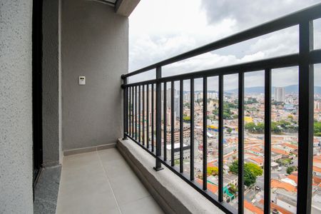 Varanda da Sala de apartamento para alugar com 2 quartos, 44m² em Vila Albertina, São Paulo