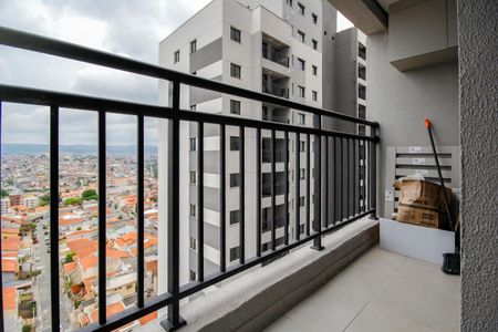Varanda da Sala de apartamento para alugar com 2 quartos, 44m² em Vila Albertina, São Paulo