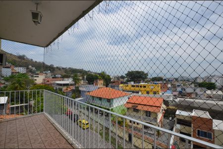 Varanda da Sala  de apartamento para alugar com 2 quartos, 73m² em Vila Valqueire, Rio de Janeiro
