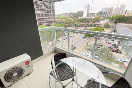 Studio para alugar com 45m², 1 quarto e 1 vaga Studio para alugar com 45m², 1 quarto e 1 vagaVaranda