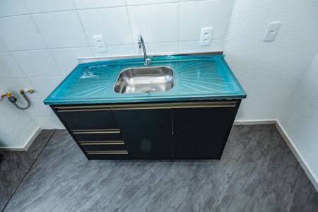 Apartamento à venda com 55m², 2 quartos e 1 vagaCozinha e Área de Serviço