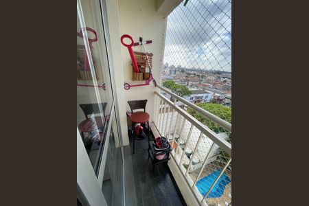 Varanda da Sala de apartamento à venda com 3 quartos, 57m² em Paulicéia, São Bernardo do Campo