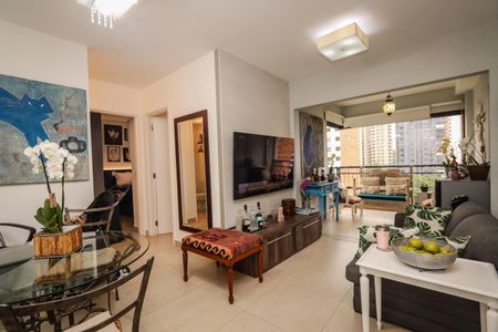Sala de apartamento à venda com 2 quartos, 58m² em Morumbi, São Paulo