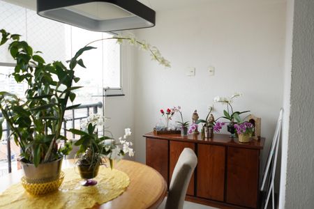 Varanda da Sala de apartamento à venda com 2 quartos, 60m² em Vila Bertioga, São Paulo