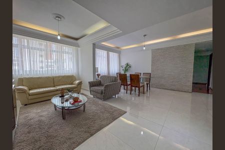 Sala de apartamento à venda com 4 quartos, 160m² em Carmo, Belo Horizonte