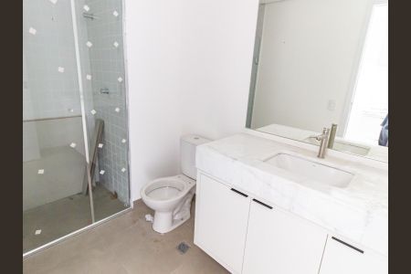 Banheiro de kitnet/studio para alugar com 1 quarto, 28m² em Brás, São Paulo