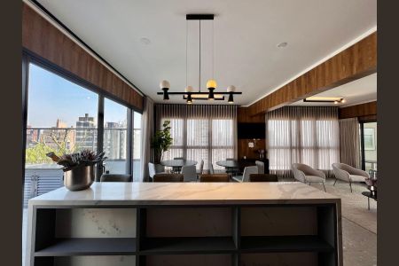 Apartamento para alugar com 40m², 1 quarto e 1 vaga Apartamento para alugar com 40m², 1 quarto e 1 vagaÁrea comum - Salão de festas