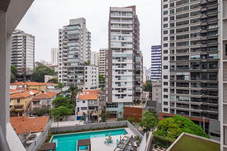 Vista da Sacada de kitnet/studio para alugar com 1 quarto, 27m² em Sumaré, São Paulo