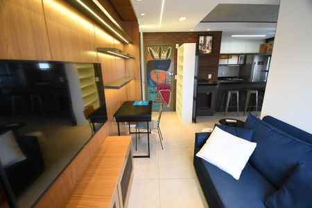 Sala de apartamento para alugar com 1 quarto, 50m² em Cambuí, Campinas