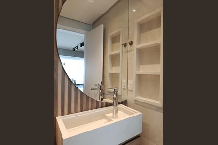 Apartamento à venda com 71m², 1 quarto e 1 vaga Apartamento à venda com 71m², 1 quarto e 1 vagaBanheiro social