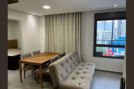 Sala de apartamento para alugar com 1 quarto, 31m² em Santo Amaro, São Paulo