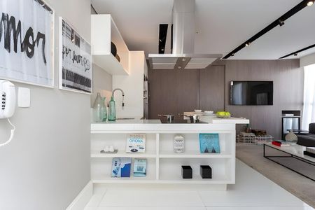 Sala de apartamento para alugar com 1 quarto, 94m² em Vila Nova Conceição, São Paulo