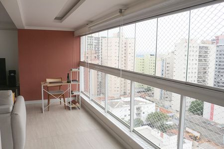 Varanda da Sala de apartamento à venda com 3 quartos, 108m² em Santo Antônio, São Caetano do Sul