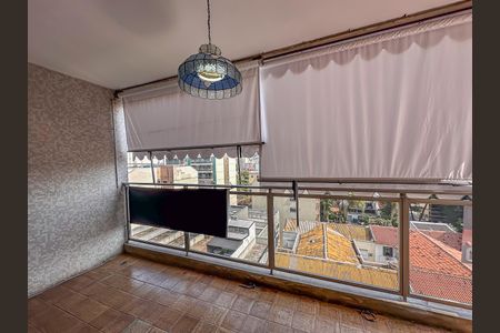 Varanda da Sala de apartamento à venda com 3 quartos, 160m² em Laranjeiras, Rio de Janeiro
