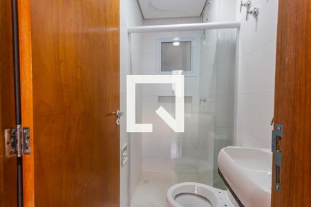 Banheiro Social de apartamento para alugar com 1 quarto, 14m² em Vila São Pedro, Santo André