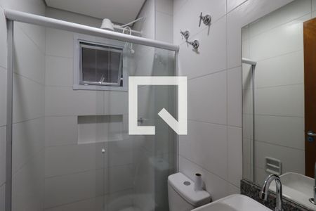 Banheiro Social de apartamento para alugar com 1 quarto, 17m² em Vila Sao Pedro, Santo André