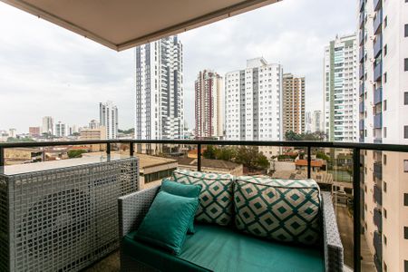 Varanda da Sala de apartamento à venda com 3 quartos, 156m² em Tatuapé, São Paulo